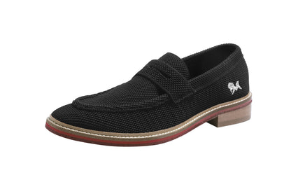 Neeman's Block Heel Loafers for Mens | Breathable Knit Upper Comfortable & Flexible EVA Sole
