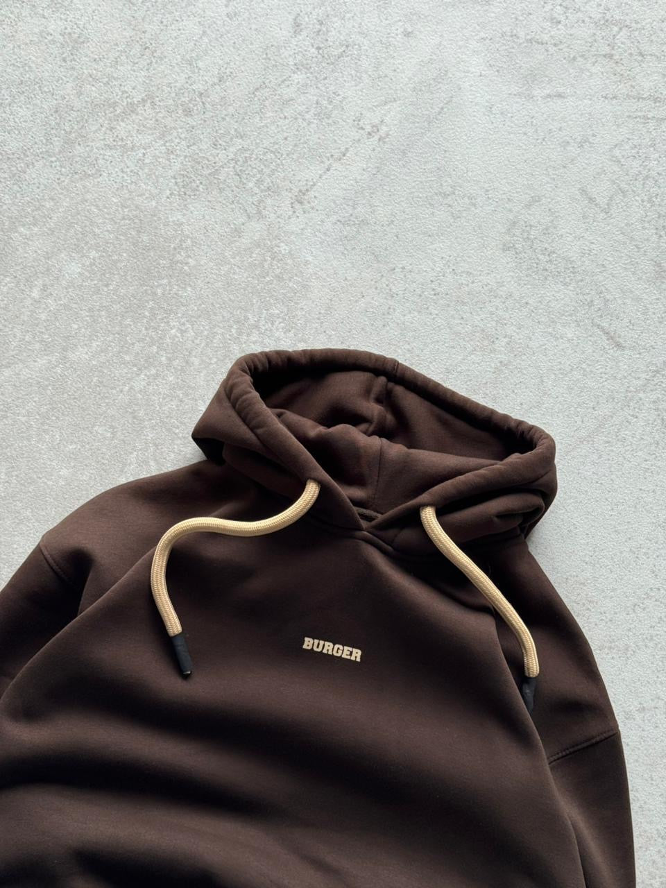 Brown Heavyweight Baggy Hoodie