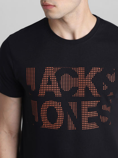 Typography Printed Slim Fit Pure Cotton T-shirt