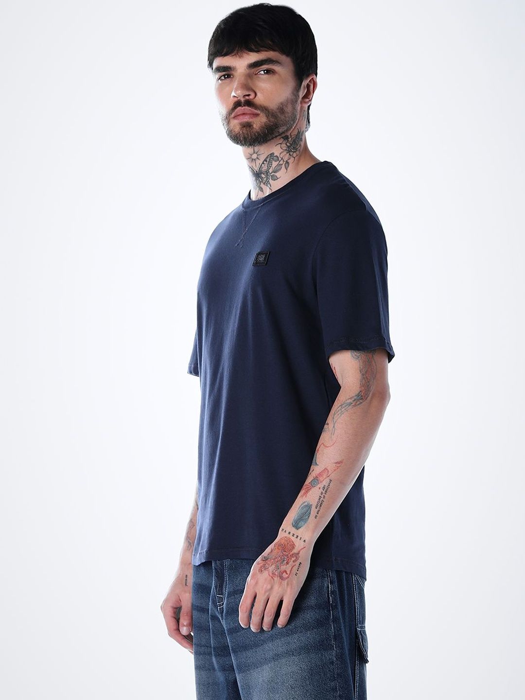 Round Neck Cotton T-shirt