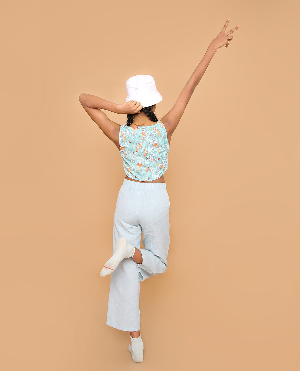 Jungle Chorus Palazzo and Crop Top