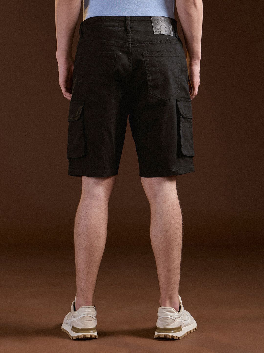 Men Cotton Solid Denim Shorts