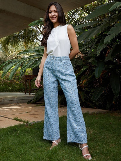 Women Cotton Comfort Relaxed Fit Stretchable Jeans