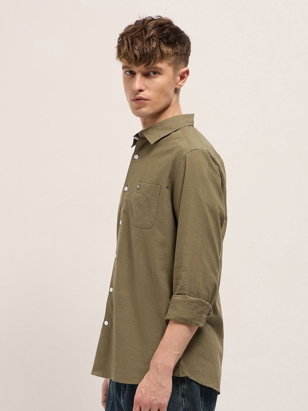 Men Slim Fit Casual Shirt