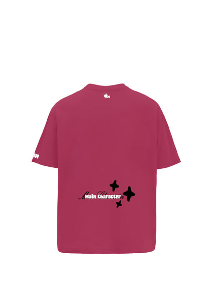La Casa Hot Pink Oversized T-Shirt