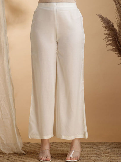 Floral Embroidered Tunic With Palazzo