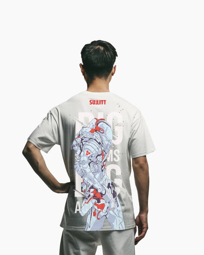 Moon Walker White Oversized T-Shirt