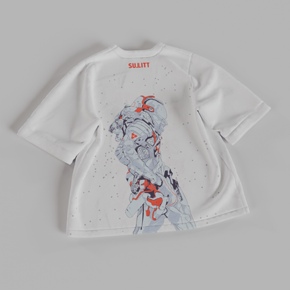 Moon Walker White Oversized T-Shirt