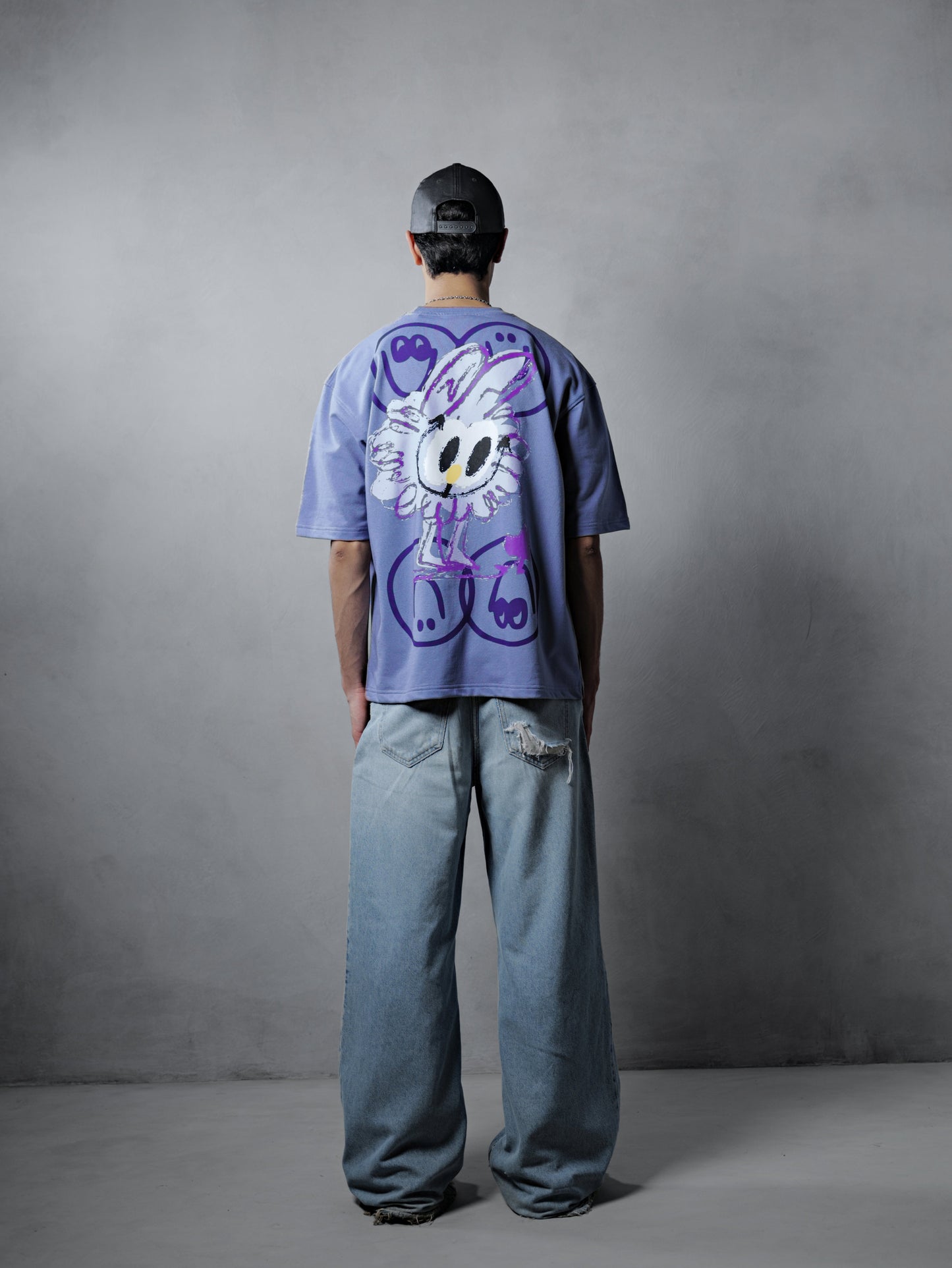 Grin Bear - Purple Tee