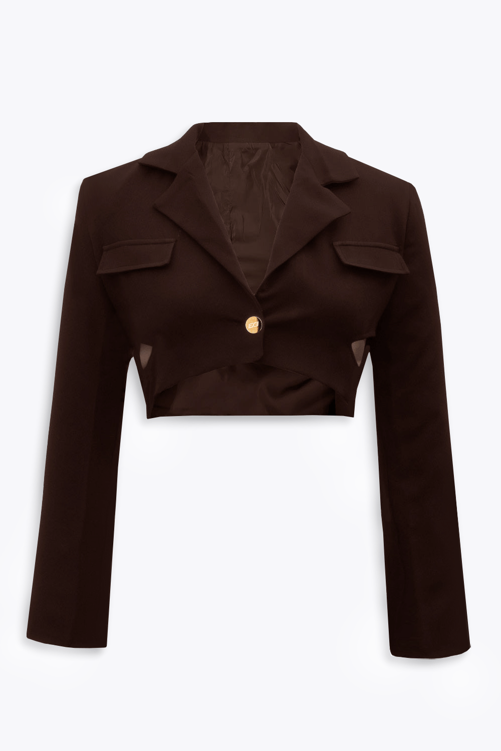 Nutmeg Cinch Strapped Blazer