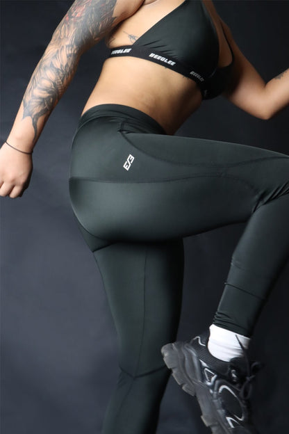 Olive Refined Pixie Tights