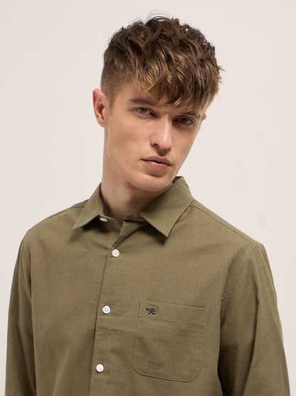 Men Slim Fit Casual Shirt