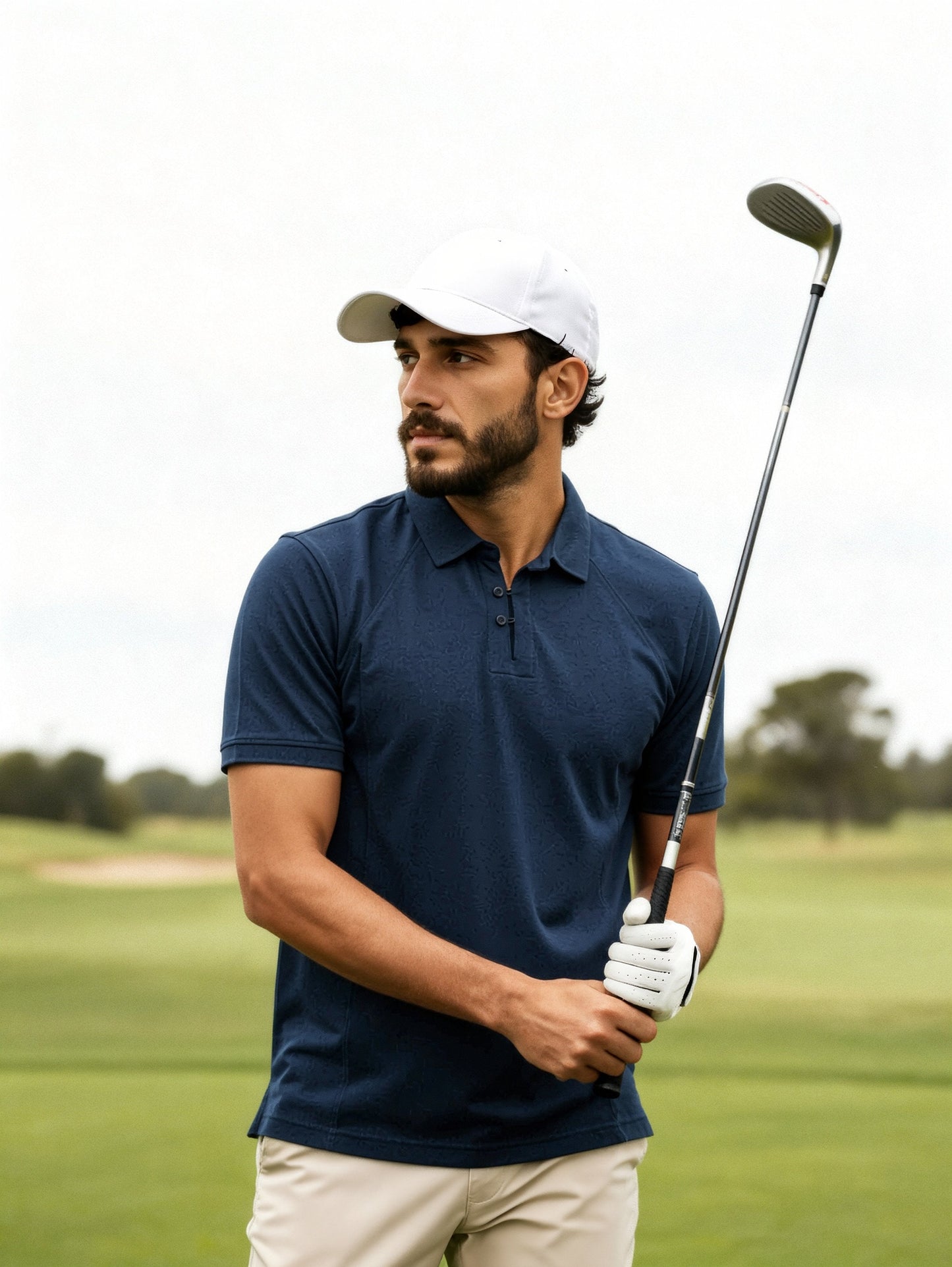 Loop Raglan Polo Cotton