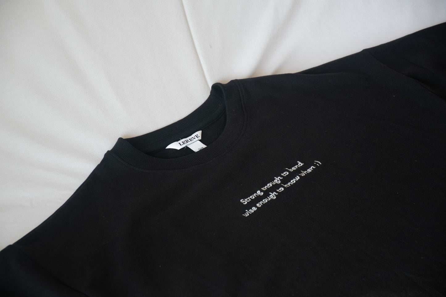 Oversized Tee In Black