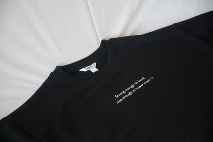 Oversized Tee In Black