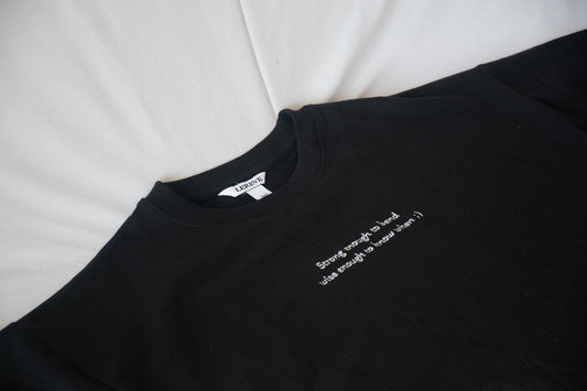 Oversized Tee In Black