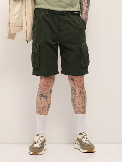 Men Men Cotton Solid Knee Length Shorts