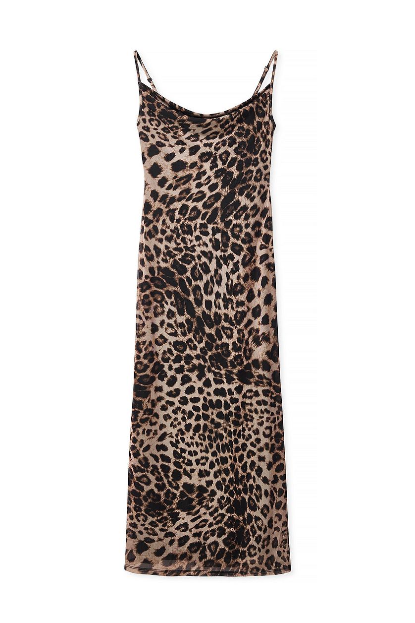 MWB Waterfall Mesh Maxi Dress