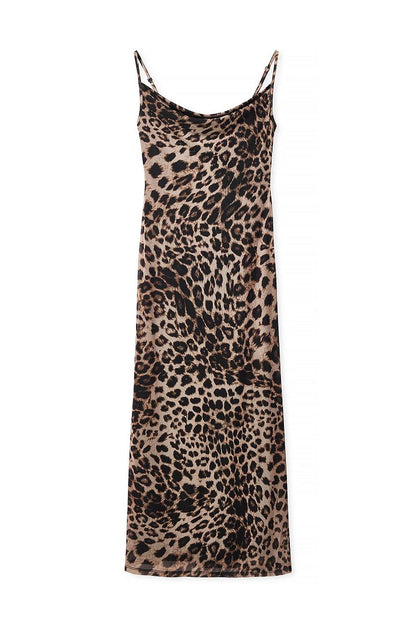 MWB Waterfall Mesh Maxi Dress