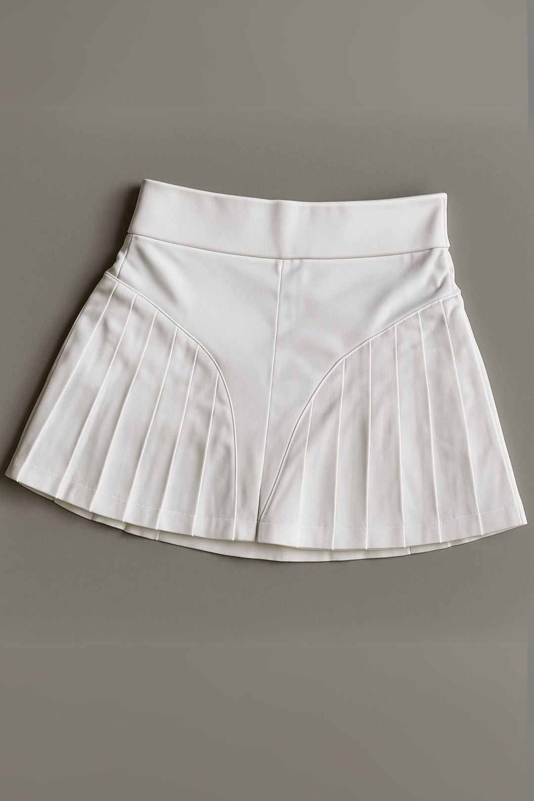 White Rival tennis skort