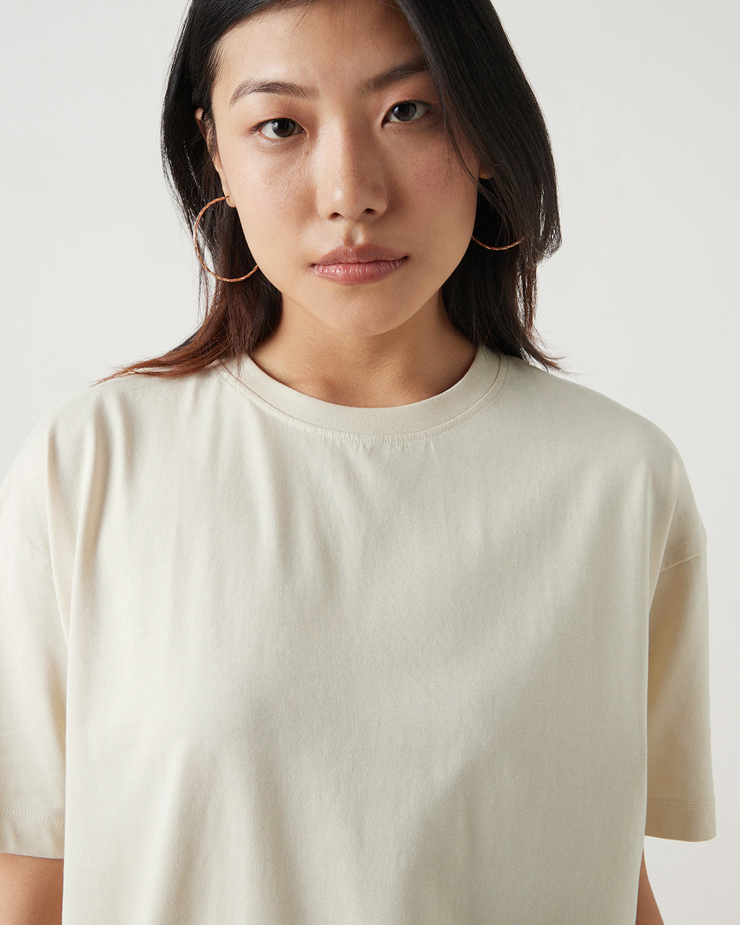 Women's Off White Oversized T-shirt