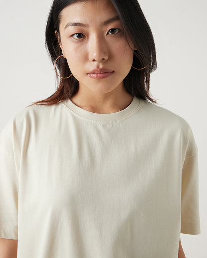 Women's Off White Oversized T-shirt