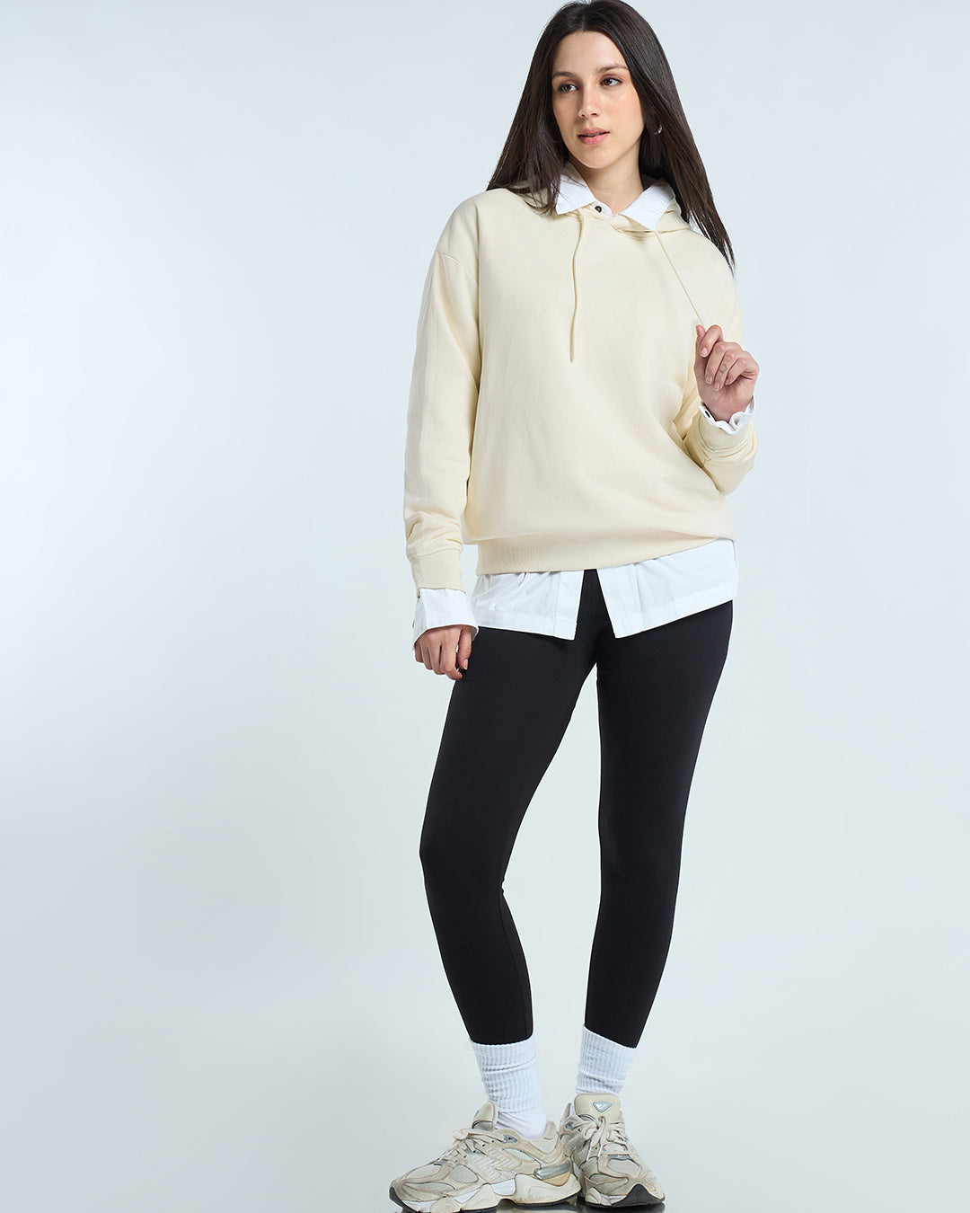 Women's Gardenia Oversized Hoodies
