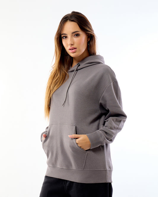 Women's Grey Oversized Hoodies