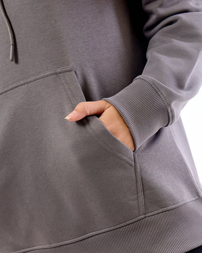 Women's Grey Oversized Hoodies