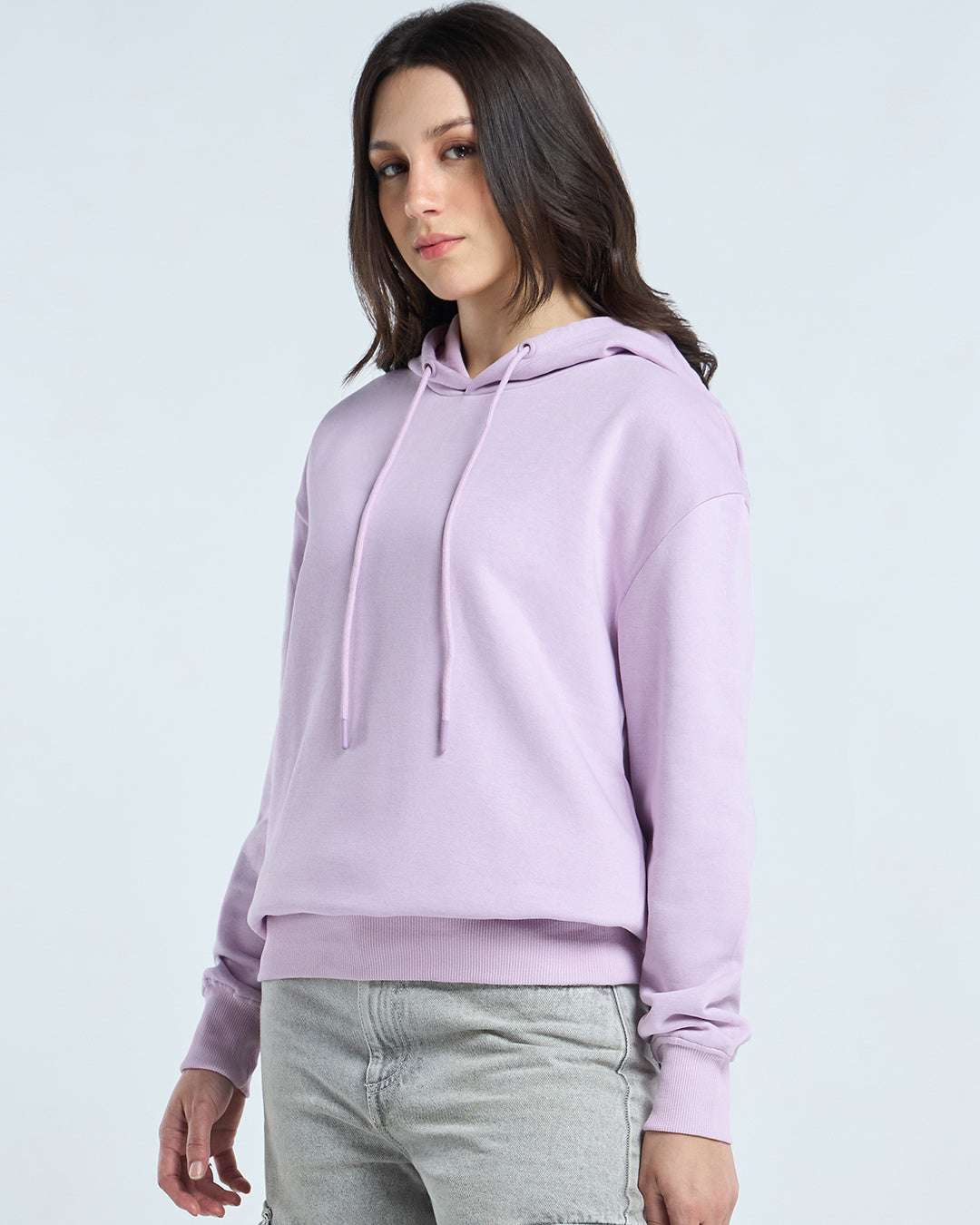 Women's Lilac Oversized Hoodies