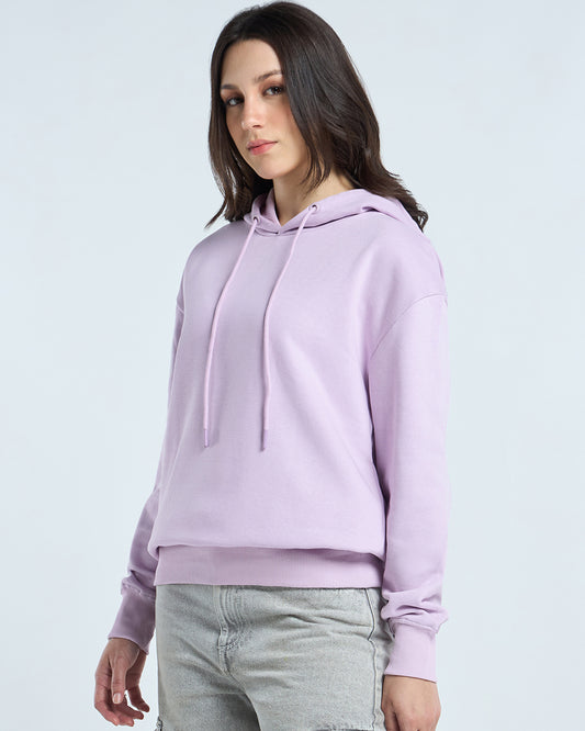 Women's Lilac Oversized Hoodies