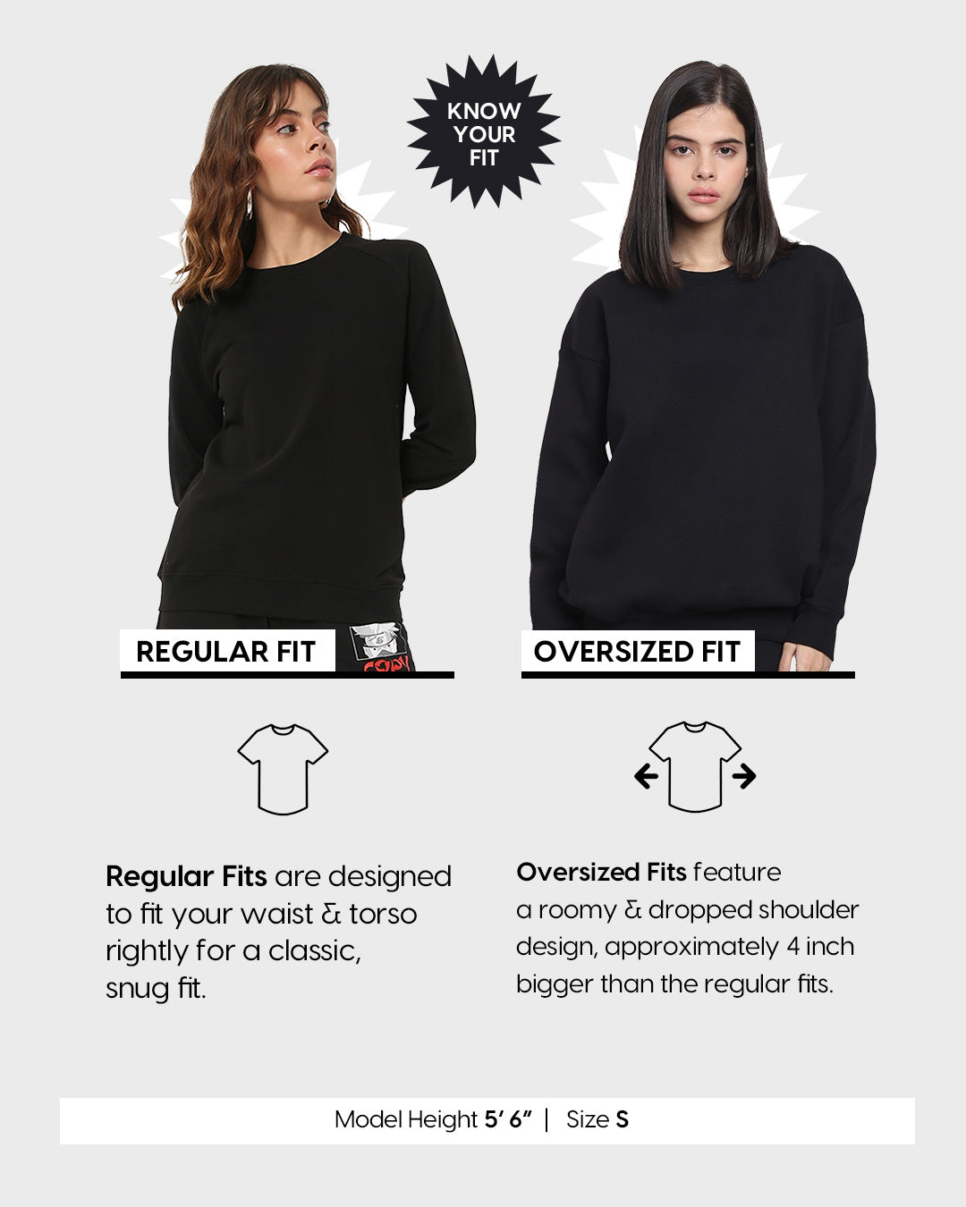 Women's Salsa Red Oversized Crop Sweatshirt